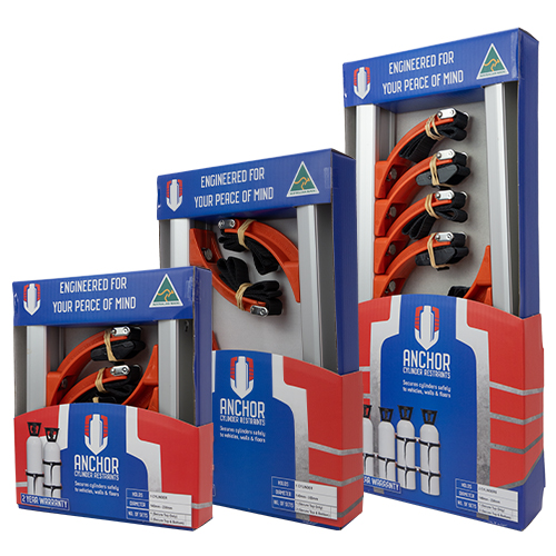 Anchor Cylinder Restraints – Gas Bottle & Oxygen Tank Holders (Australian Made)