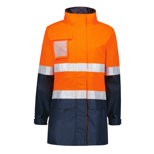 Womens Hi Vis Ultralite |Waterproof Jacket |ZJ757 by Syzmik Workwear