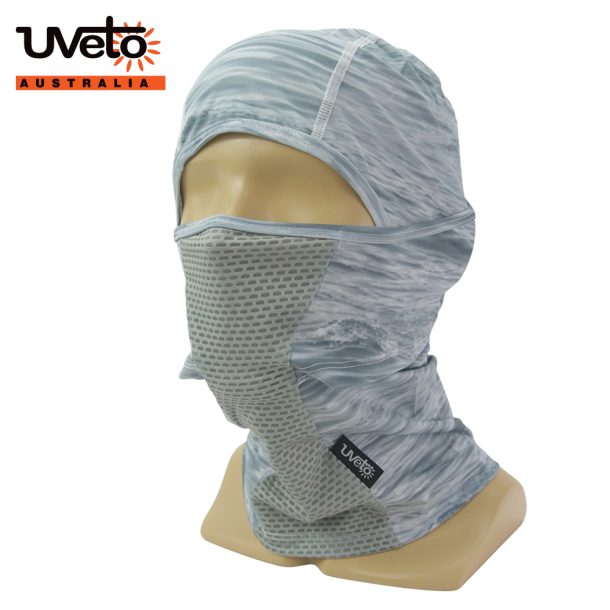 sun protection balaclava Australia UVeto Air UPF50 breathable mesh face cover