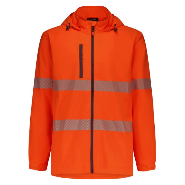 Unisex Super Light |Segmented Tape Packable Rain Jacket |ZJ560 by Syzmik Workwear
